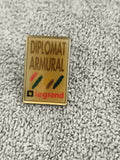 Pin's vintage Legrand Diplomat Armural rectangulaire badge publicitaire (Ref 2)