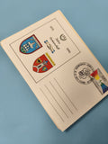 Enveloppe premier jour FDC jumelage 1975-1990 blason couleurs Europe (Ref 11)