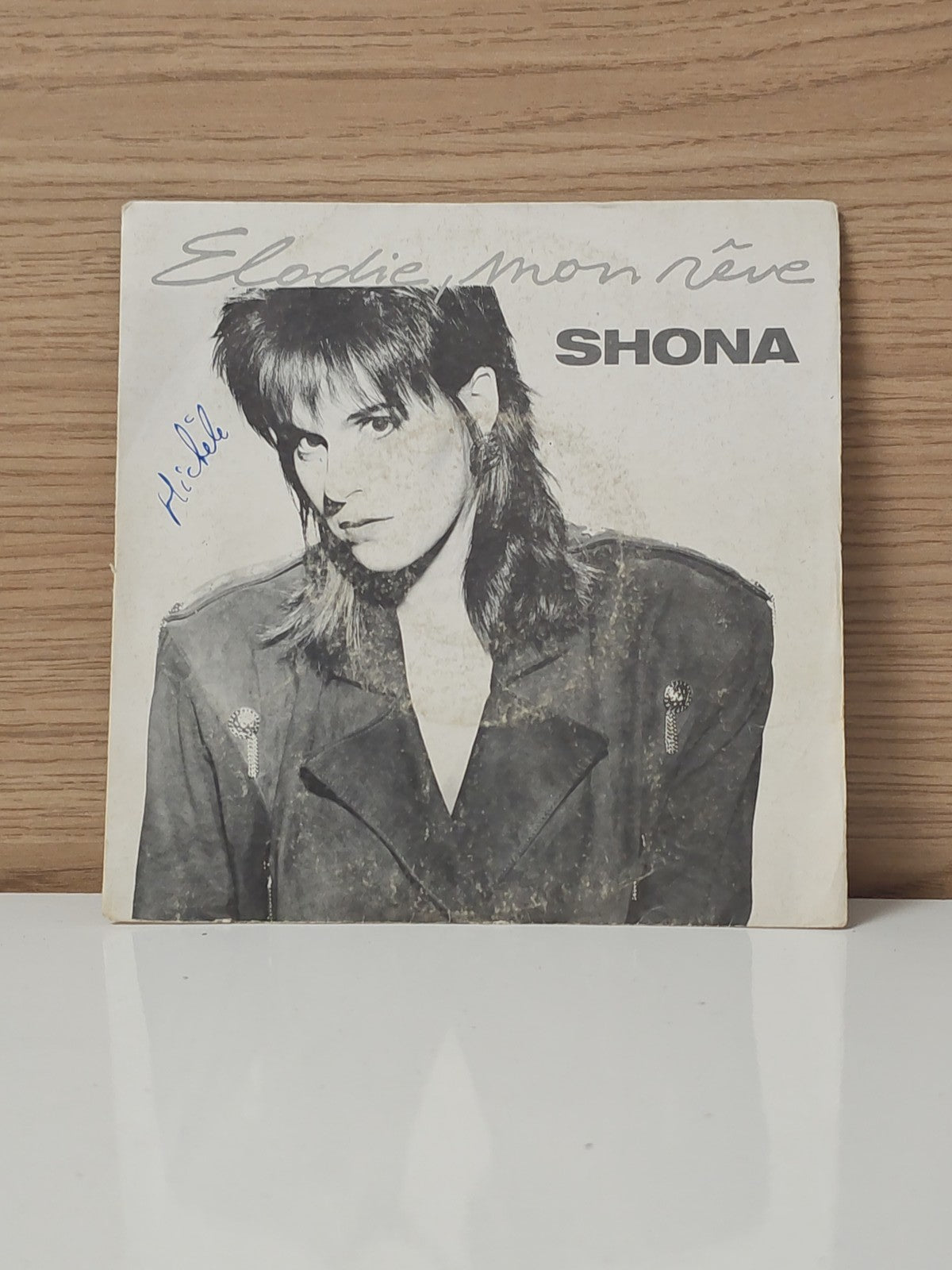 Vintage 45 tours Shona ancien disque vinyle rétro collection musique années 80