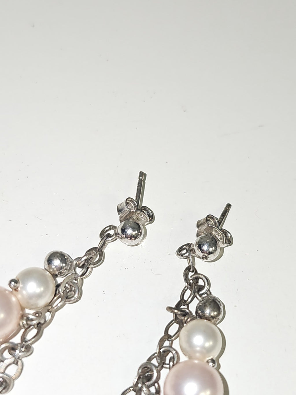 Paire boucles d?oreilles en argent 925 véritable, élégantes, fermoir sécurisé, o