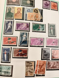 Timbres Espagne anciens thèmes sportifs Europa personnages philatélie lot