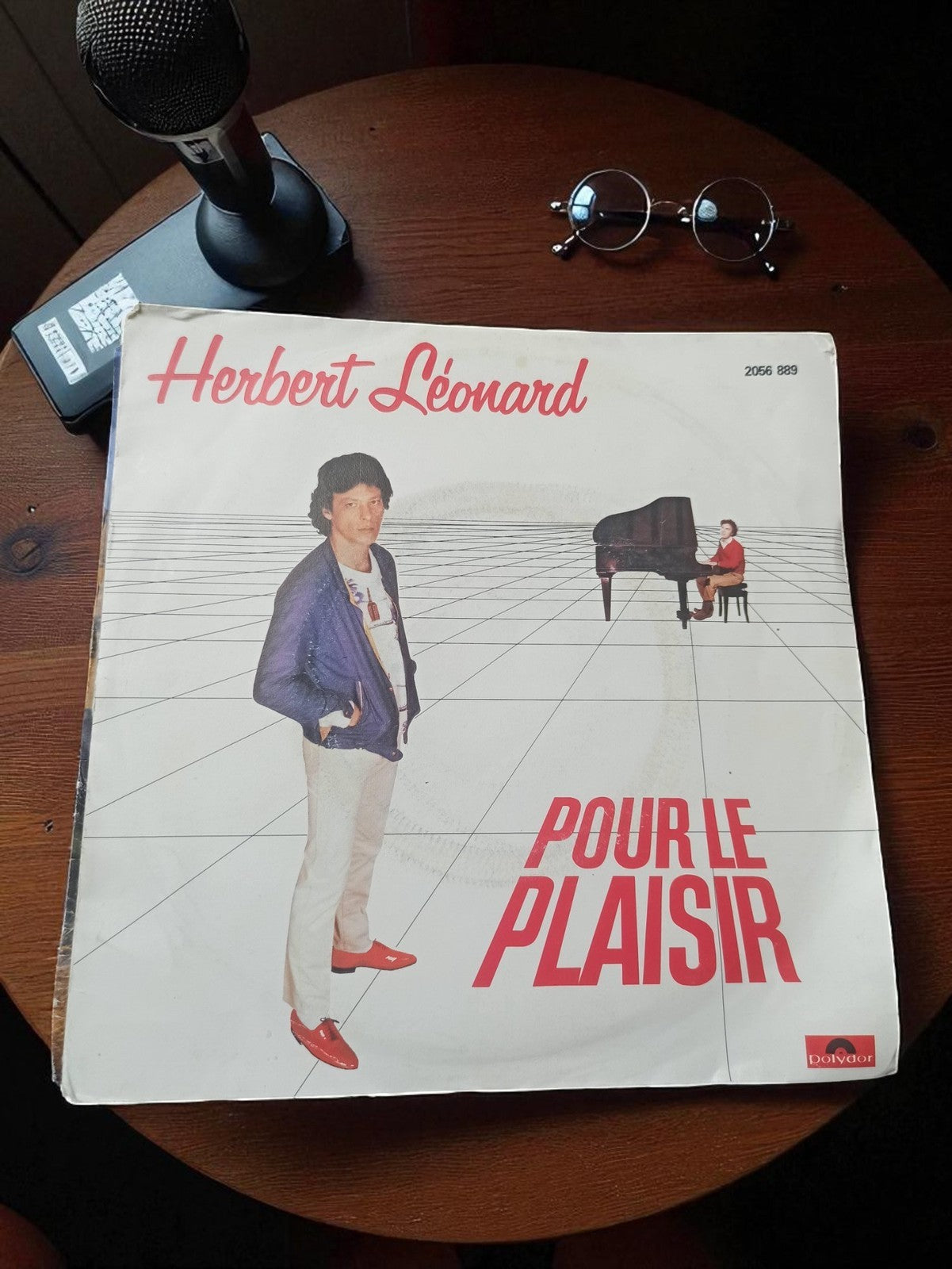 Vinyle 33 tours Herbert Léonard Pour le Plaisir Polydor vintage années 80