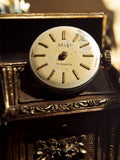 Montre mécanique vintage Helbi 17 jewels cadran doré à restaurer ou pièces