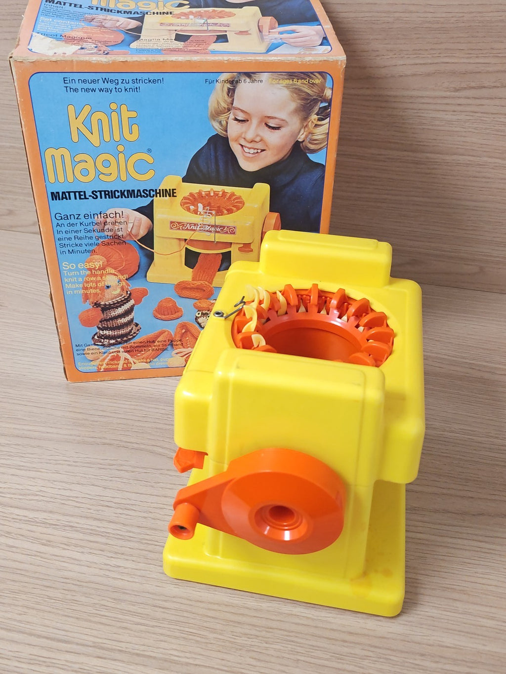 Jeu Tricotin Mattel 1974 Machine à Tricoter En l'État Jouet Créatif d?Occasion