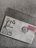 Lettre 1er jour Brésil 1960 Rio de Janeiro oblitération FDC philatélie (Ref 1)