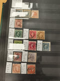 Timbres Suède anciens oblitérés lot x12 couleurs variées philatélie Scandinavie