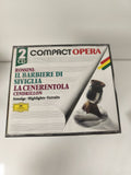 CD Compact Opera 2 disques Rossini Il Barbiere di Siviglia La Cenerentola