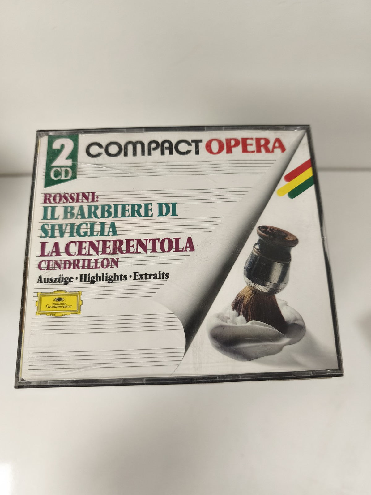 CD Compact Opera 2 disques Rossini Il Barbiere di Siviglia La Cenerentola