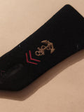 Épaulette marine ancienne insigne ancre dorée chevrons rouges militaire vintage