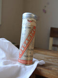 Tube ancien métal Desartyl hypotenuseur – déco vintage pharmacie rétro