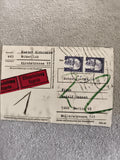 Lettre expresse Allemagne timbres Deutsche Bundespost Schnellpaket étiquette Exp