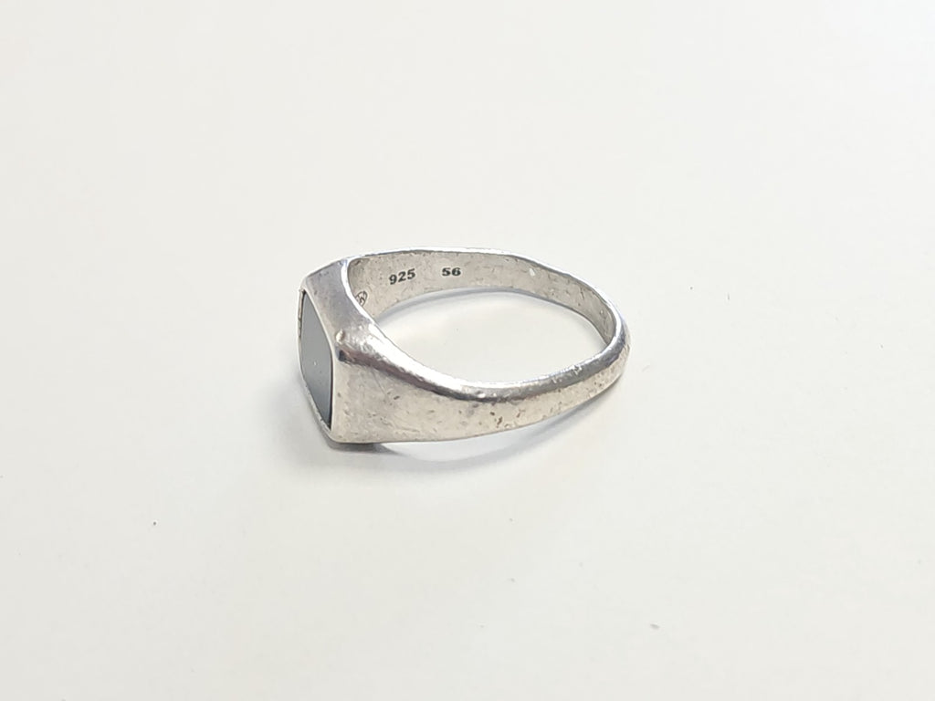 Grosse bague vintage en argent massif, ancienne, taille 54, 5.1g, collection