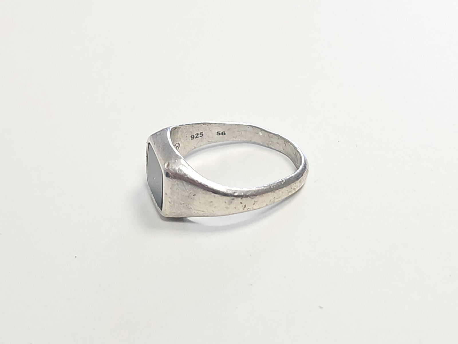 Grosse bague vintage en argent massif, ancienne, taille 54, 5.1g, collection