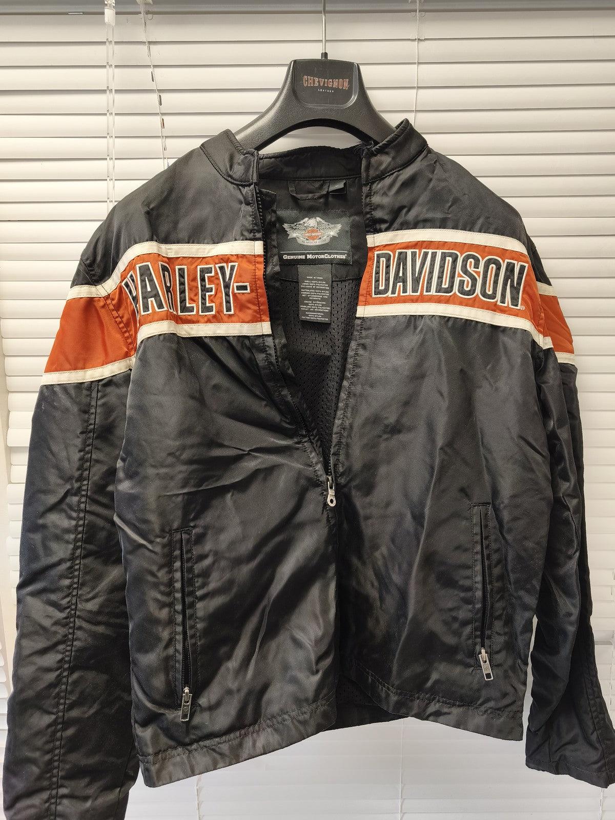 Blouson vintage homme Harley Davidson M, veste ancienne collection rétro moto