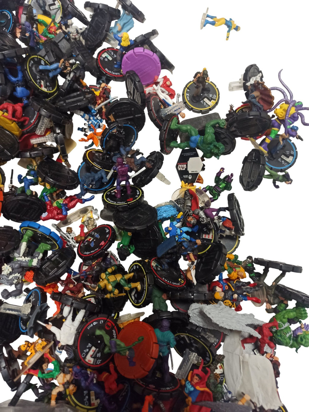 Lot important DC Heroclix Hypertime figurines jeu plateau DC Universe d'occasion