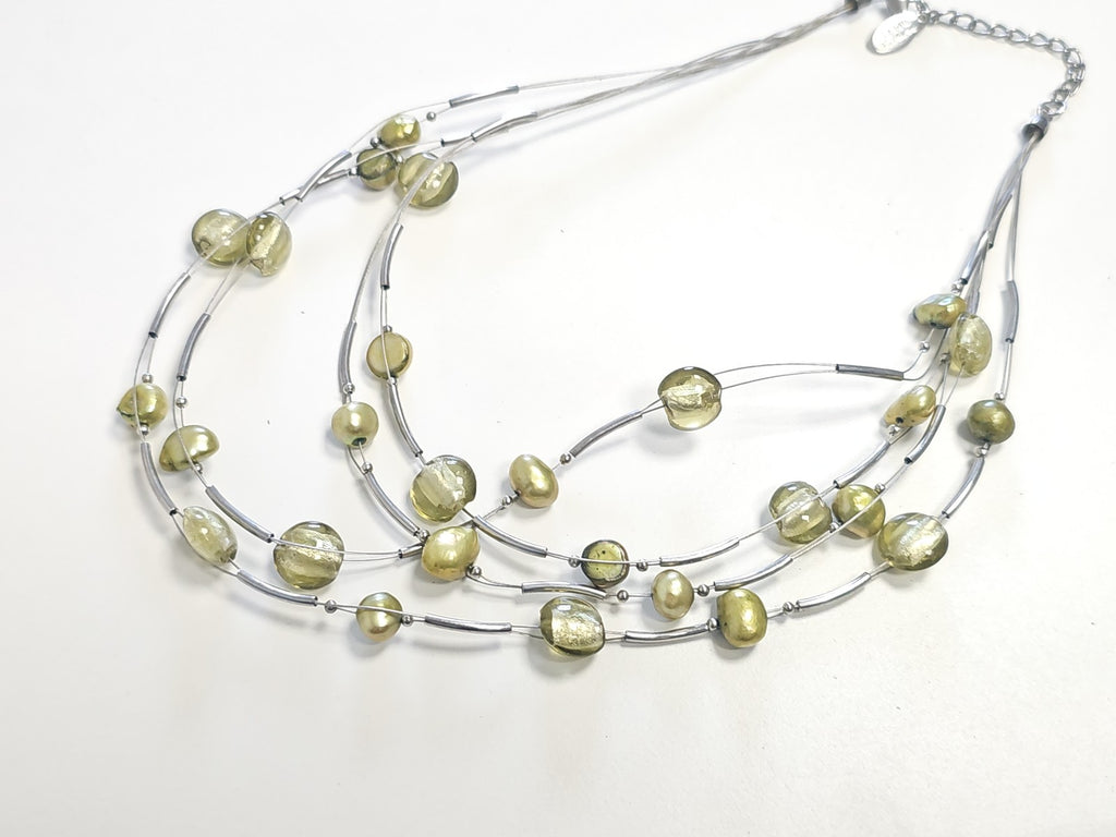 Collier rétro signé Patrice Breal ancien, bijou fantaisie vintage collection