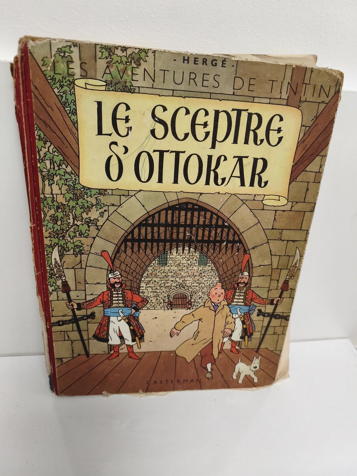 Vintage BD Tintin Le Sceptre d?Ottokar édition ancienne 1947 collection rétro