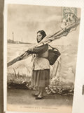Carte postale ancienne Étaples pêcheuse crevettes CPA noir et blanc vintage