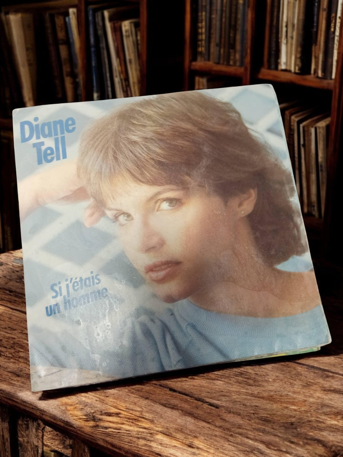 Vinyle 45 tours Diane Tell Si j'étais un homme vintage rétro musique française