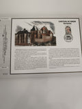 Feuillet philatélique CEF Château de Biron Dordogne illustration timbre