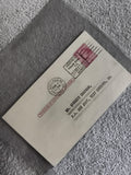 Lettre affranchie USA 3c Lincoln Philadelphia 1952 timbre oblitéré Philatélie