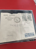 Ancienne enveloppe oblitérée 1958 Cameroun Par Avion, timbres RF, philatélie