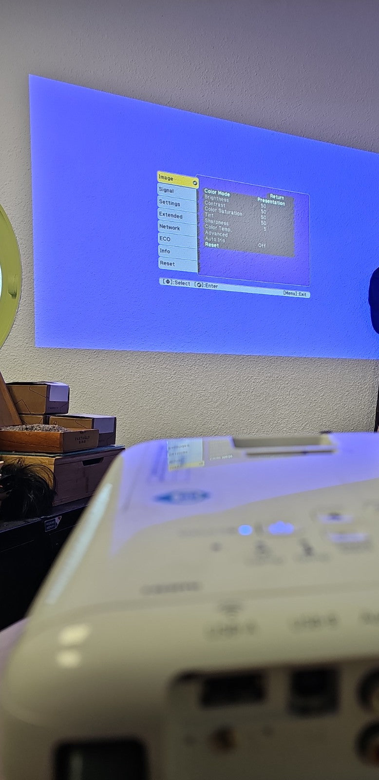 Projecteur EPSON 3LCD EB-W42 portable blanc, vidéoprojecteur HDMI