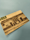 Ancienne carte postale animée Versailles Caserne Hoche timbres 5c (Ref 1)