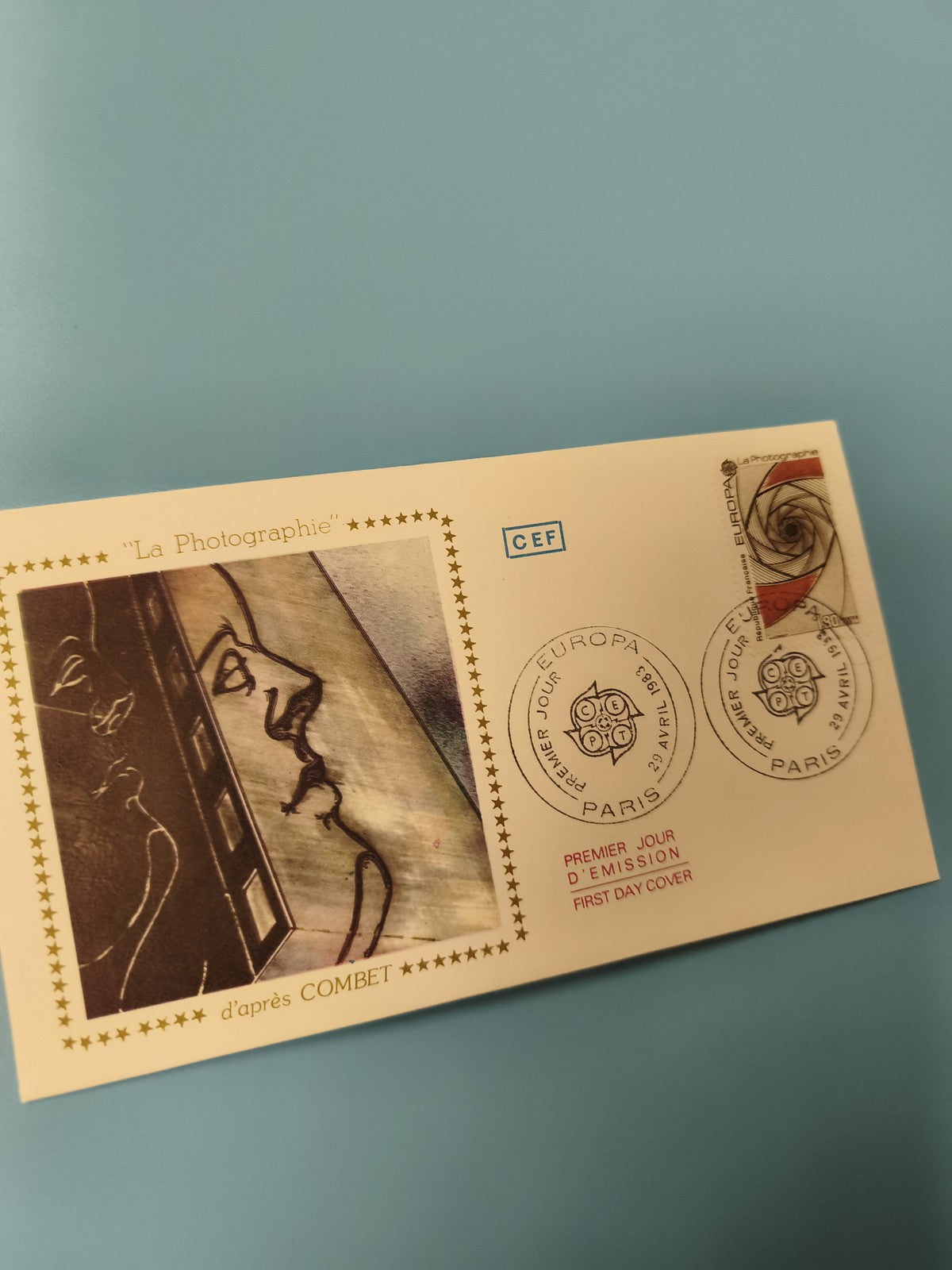 Enveloppe FDC Premier Jour d?Émission La Photographie Europa Paris CEF (Ref 11)
