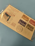 Enveloppe FDC premier jour d?émission Vietnam 1964 timbres Dànhim multicolores
