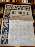 Journal de broderie La Broderie Lyonnaise 1952 ancien motif alphabet vintage