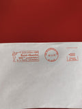 Enveloppe philatélie oblitérée Saint-Quentin 1980 cachet rouge commémoratif