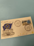 Ancienne enveloppe philatélie 1er jour Conseil de l?Europe Strasbourg 1974 numér