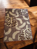 Tissu ancien velours broché liturgique jacquard religieux décor abstrait