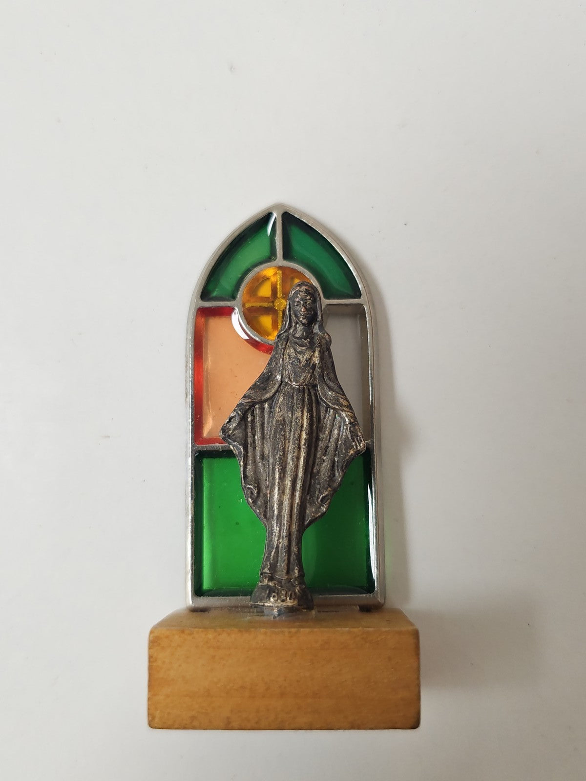 Ancienne statuette Vierge Marie vintage, figurine religieuse rétro collection