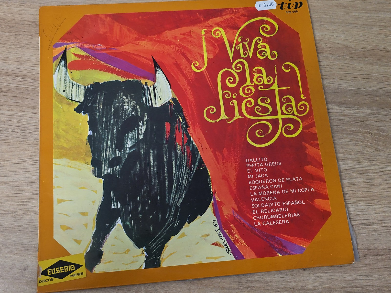 Vinyle ancien 33 tours Viva la Fiesta rétro ? disque vintage collection musique