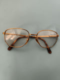 Lunettes de vue anciennes années 1930, monture dorée vintage rétro