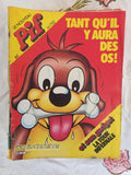 Magazine Pif n°752 vintage rétro, couverture Pif le chien, édition ancienne