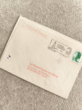 Lettre affranchie France 1985 Le Grand Livre du Mois Lacaune philatélie