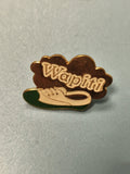 Vintage pin's Wapiti nuage chaussure vert blanc collection rétro (Ref 19)
