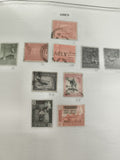 Timbres Aden oblitérés, lot 10, motifs historiques et arabes philatélie