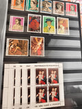 Timbres anciens São Tomé e Príncipe lot thématique art peintures philatélie