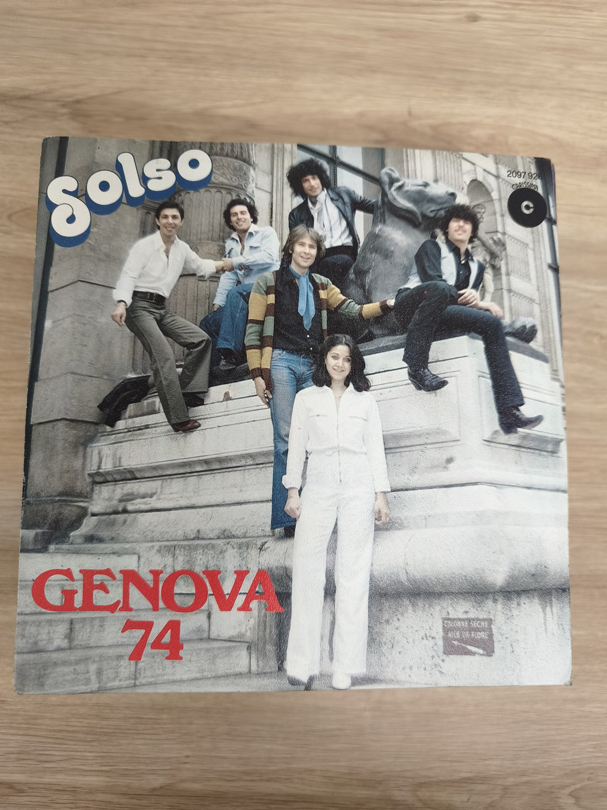Vinyle 45 tours Solso Genova 74 pochette groupe photo couleur (Ref 1)