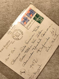 Lettre affranchie Paris 1960, timbres Semaine De Gaulle, cachet Hôtel Brighton P