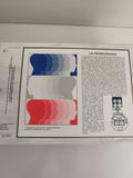 Feuillet philatélique CEF La Francophonie 1985 Charles Bridoux timbre oblitéré