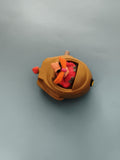 Figurine véhicule cartoon marron personnage orange Sonic déco jouet