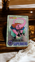 Carte Dragon Ball Z Superhero 252 Majin Boo vintage effet holographique