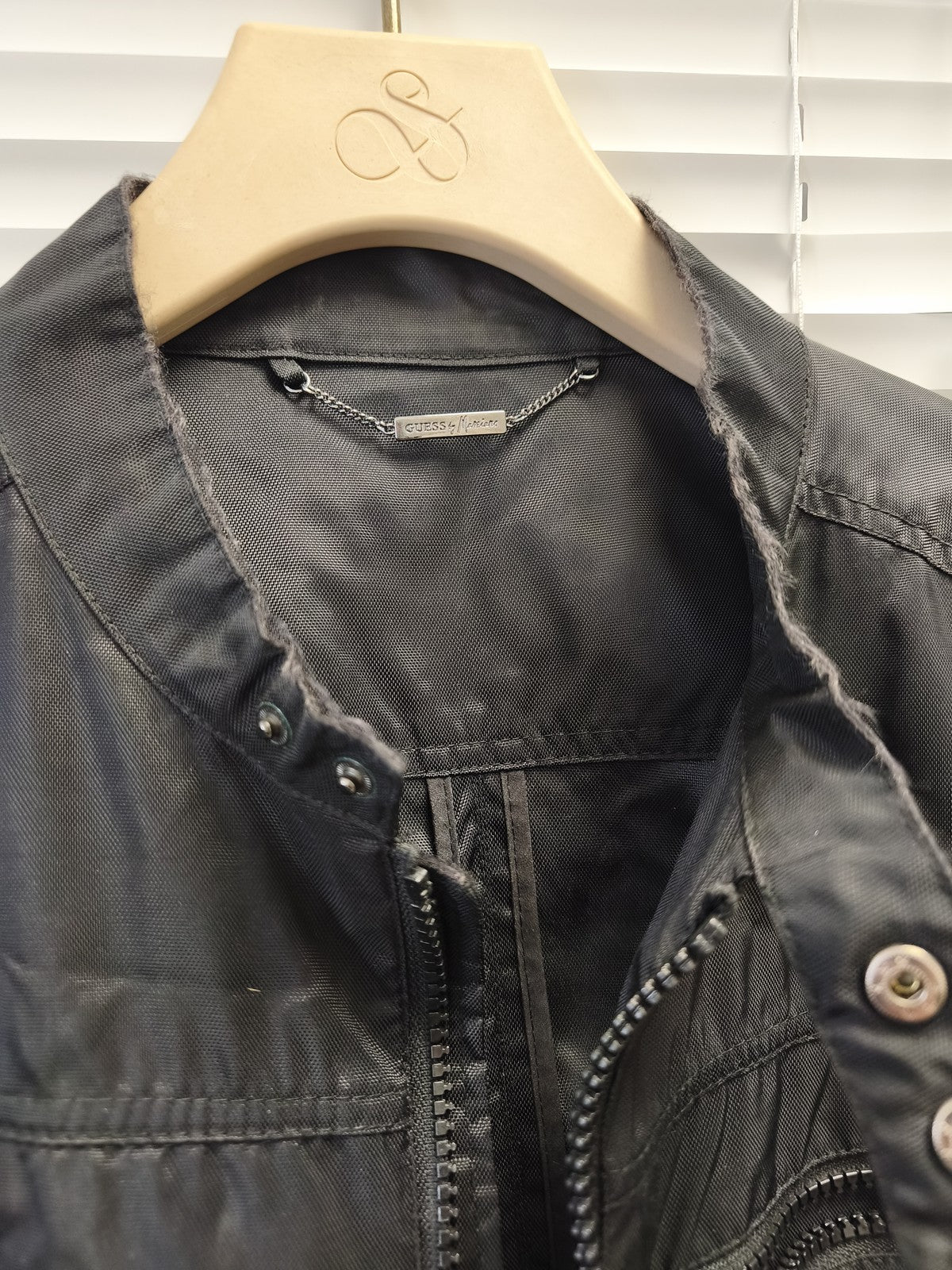 Blouson vintage homme Guess XXL ancien veste rétro collectionneur mode rare