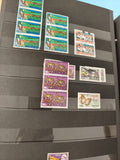 Lot anciens timbres oblitérés Nigeria animaux papillons 1960s-70s philatélie