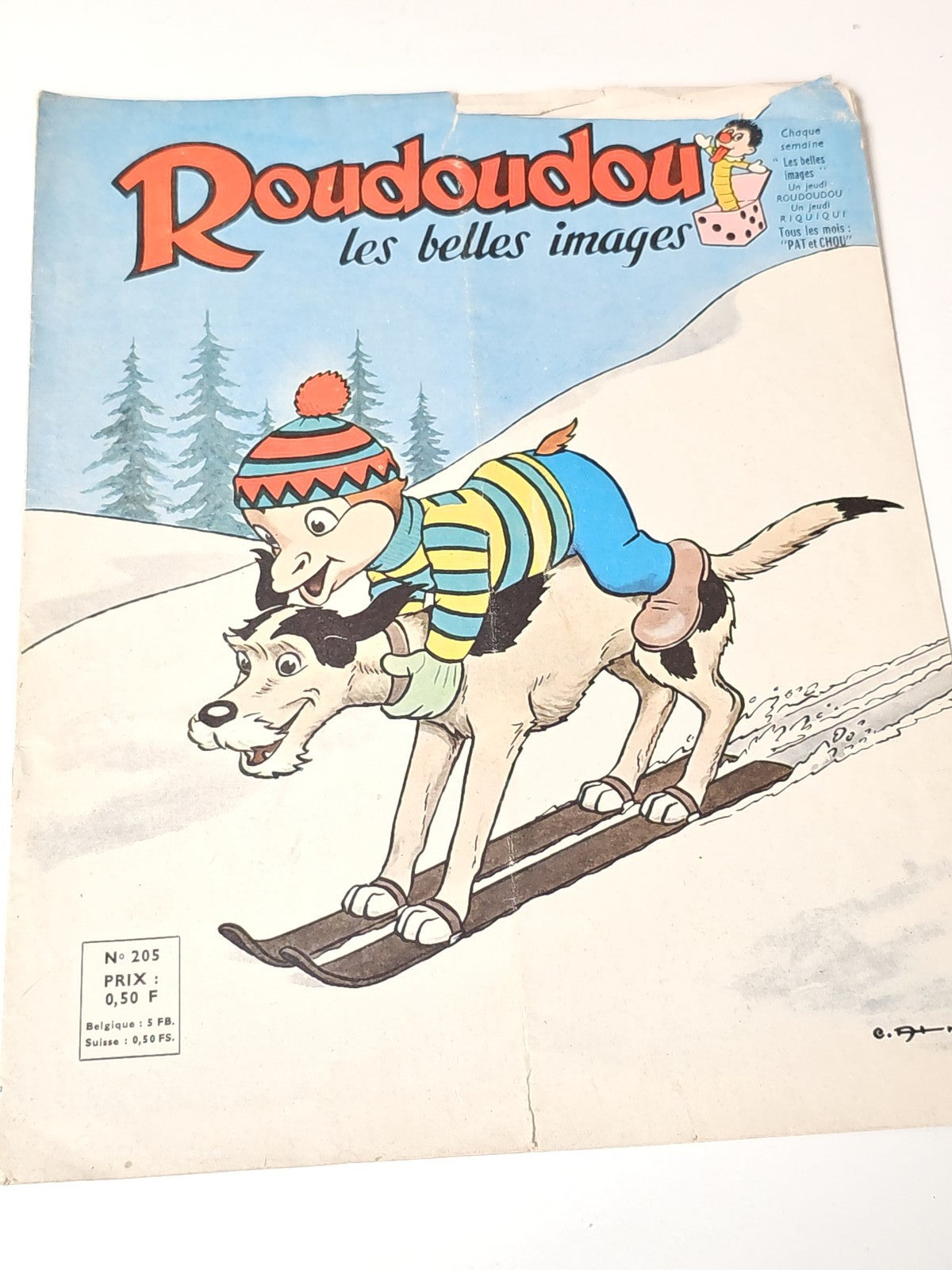 Livre ancien Roudoudou Les Belles Images vintage illustré collection rétro rare
